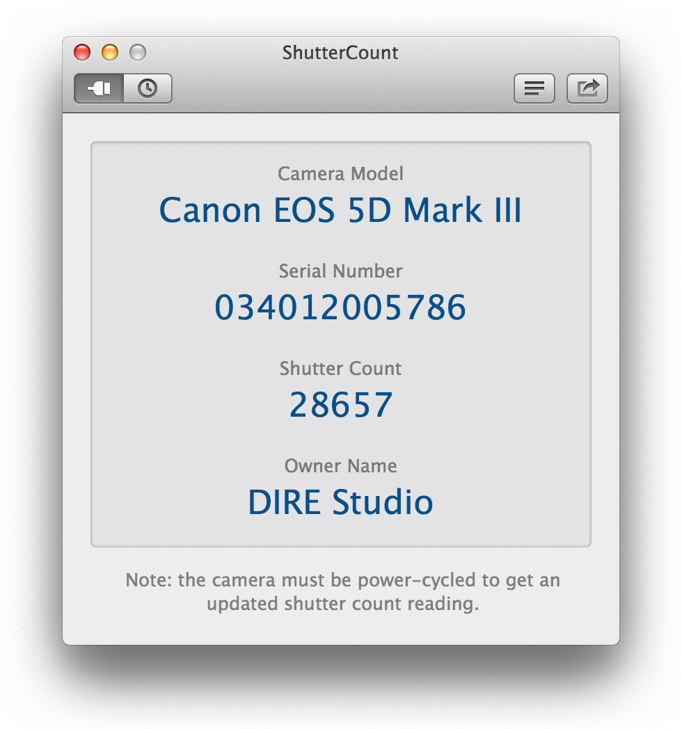 ShutterCount Live View Pack — DIRE Studio