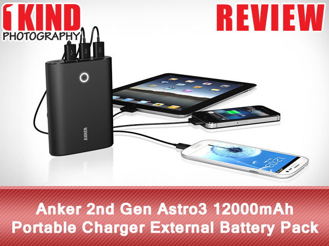 Anker 2nd Gen Astro3 12000mAh Portable Charger Backup External Battery Pack