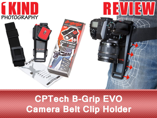 CPTech B-Grip EVO Camera Belt Clip Holder