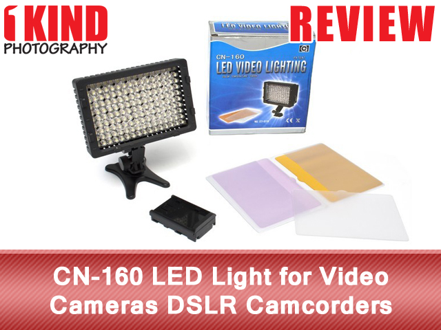 CN-160 LED Light for Video Cameras DSLR Camcorders