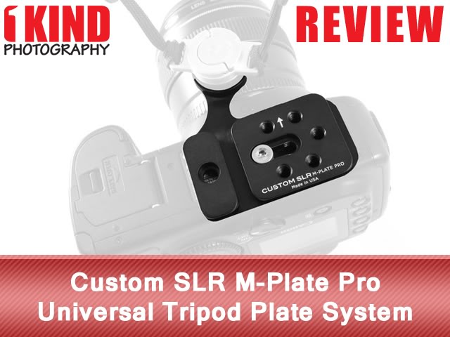 Custom SLR M-Plate Pro Universal Tripod Plate System with Hand Strap Attachment