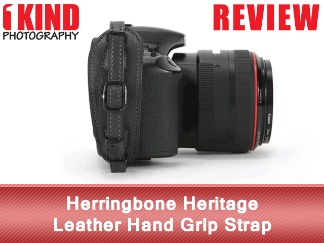 Herringbone Heritage Leather Hand Grip Strap