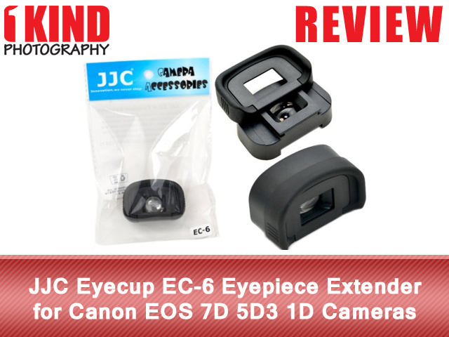 JJC Eyecup EC-6 Eyepiece Extender for Canon EOS 7D 5D3 1D Cameras