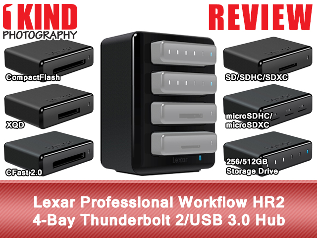 Lexar Professional Workflow HR2 4-Bay Thunderbolt 2/USB 3.0 Hub