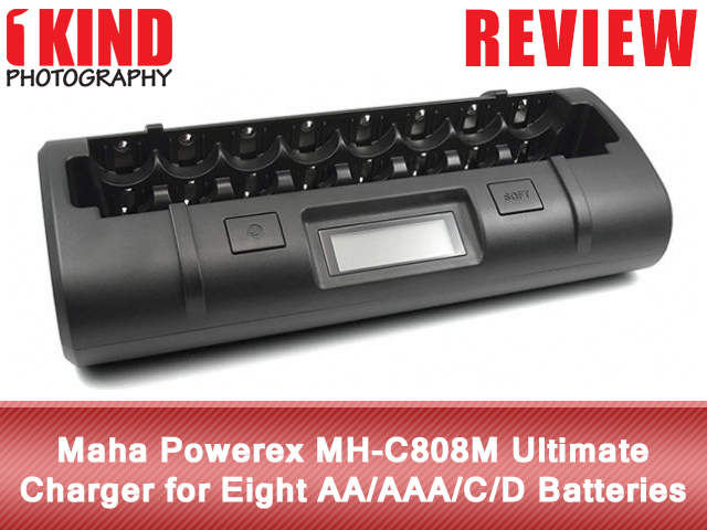 Maha Powerex MH-C808M Ultimate Charger for Eight AA/AAA/C/D Batteries