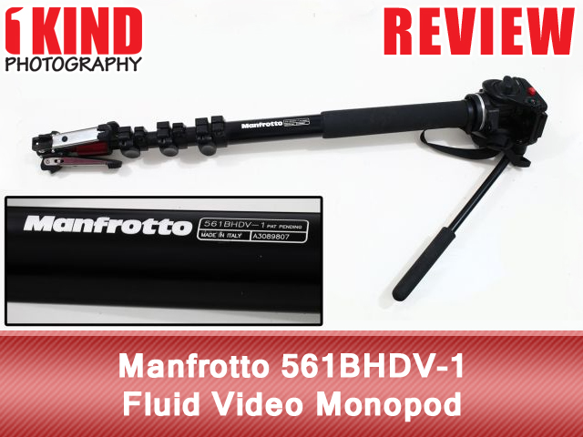 Manfrotto 561BHDV-1 Fluid Video Monopod