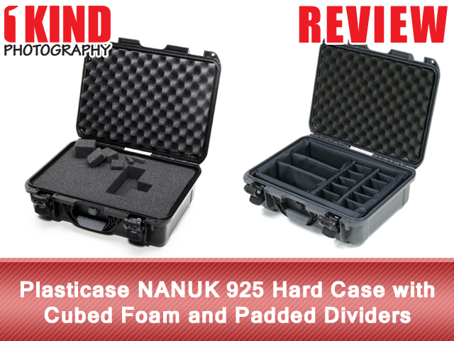 Plasticase NANUK 925 Hard Case with Cubed Foam and Padded Dividers