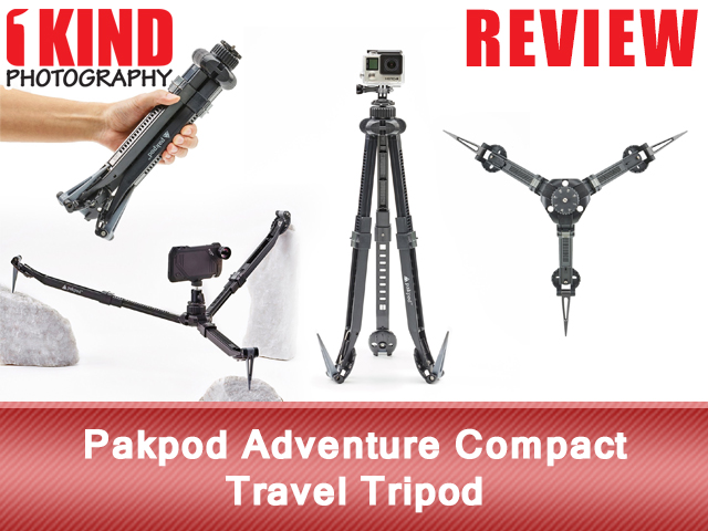 Pakpod Adventure Compact Travel Tripod