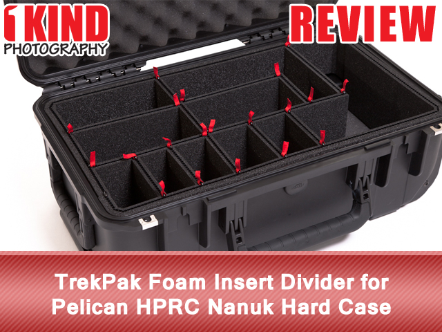 TrekPak Foam Insert Divider for Pelican HPRC Nanuk Hard Case